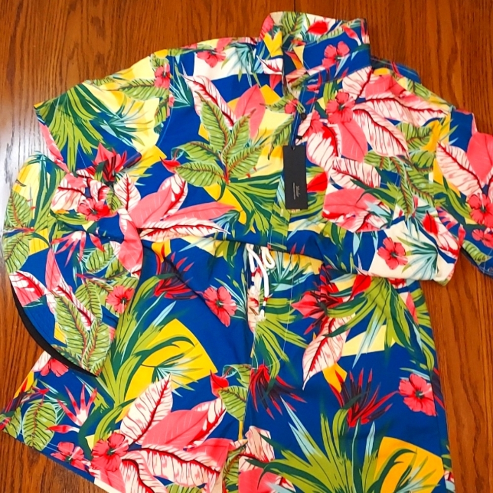 MCEDAR Hawaiian Vacation 3 Piece Set Mens Size Medium NWT